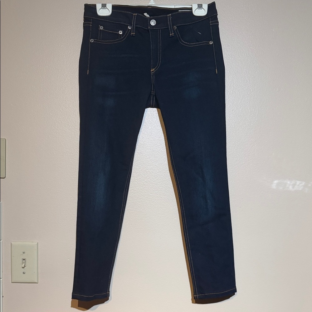 Rag & Bone Dark Blue Ankle Jeans